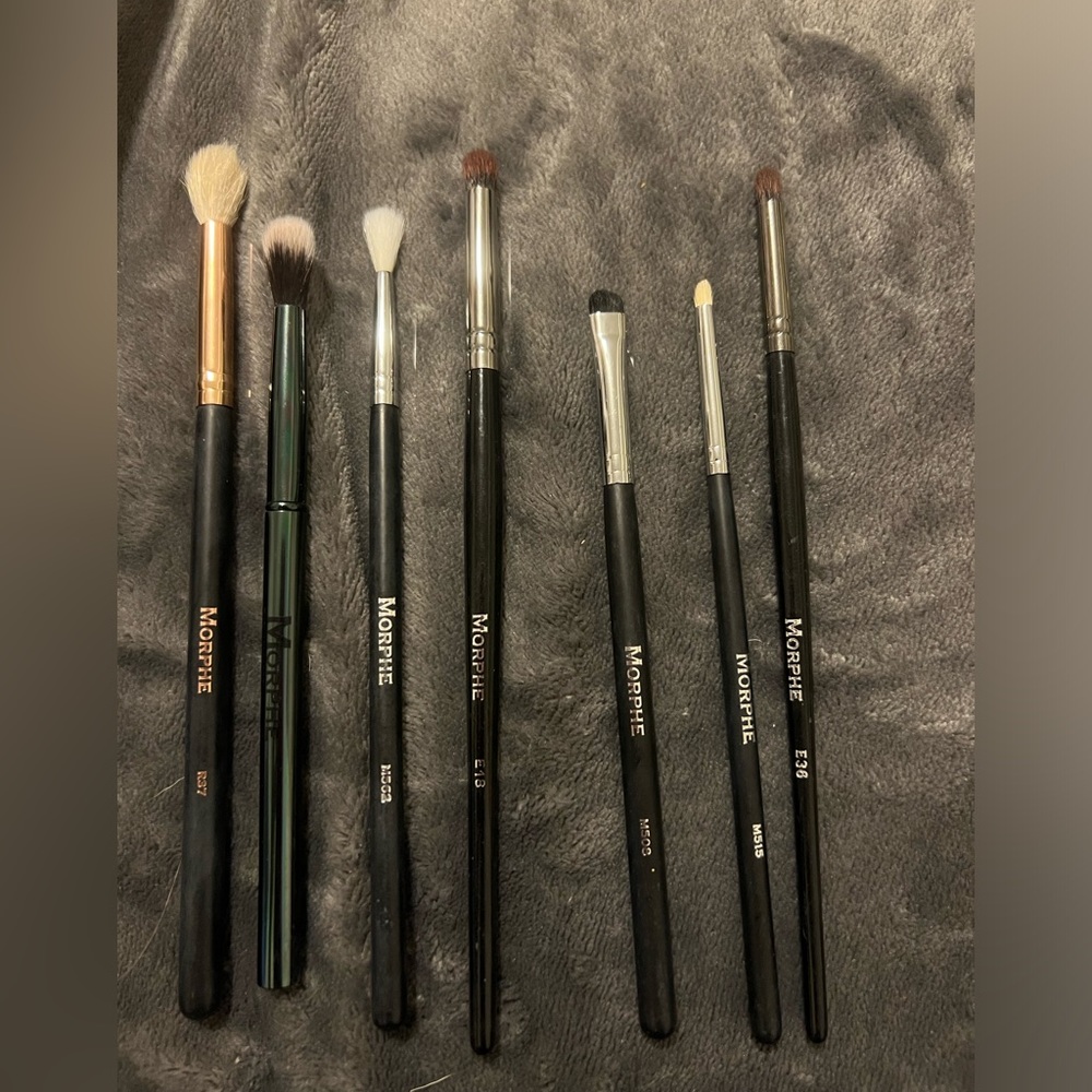 morphe eyeshadow makeup brushes set